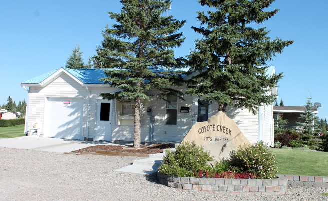 Coyote Creek's Condo Office.